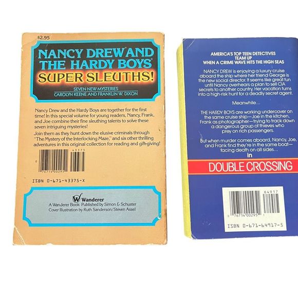 Nancy Drew And The Hardy Boys 2 Paperback Books Super Sleuths & Super Mystery‎ - Picture 4 of 8